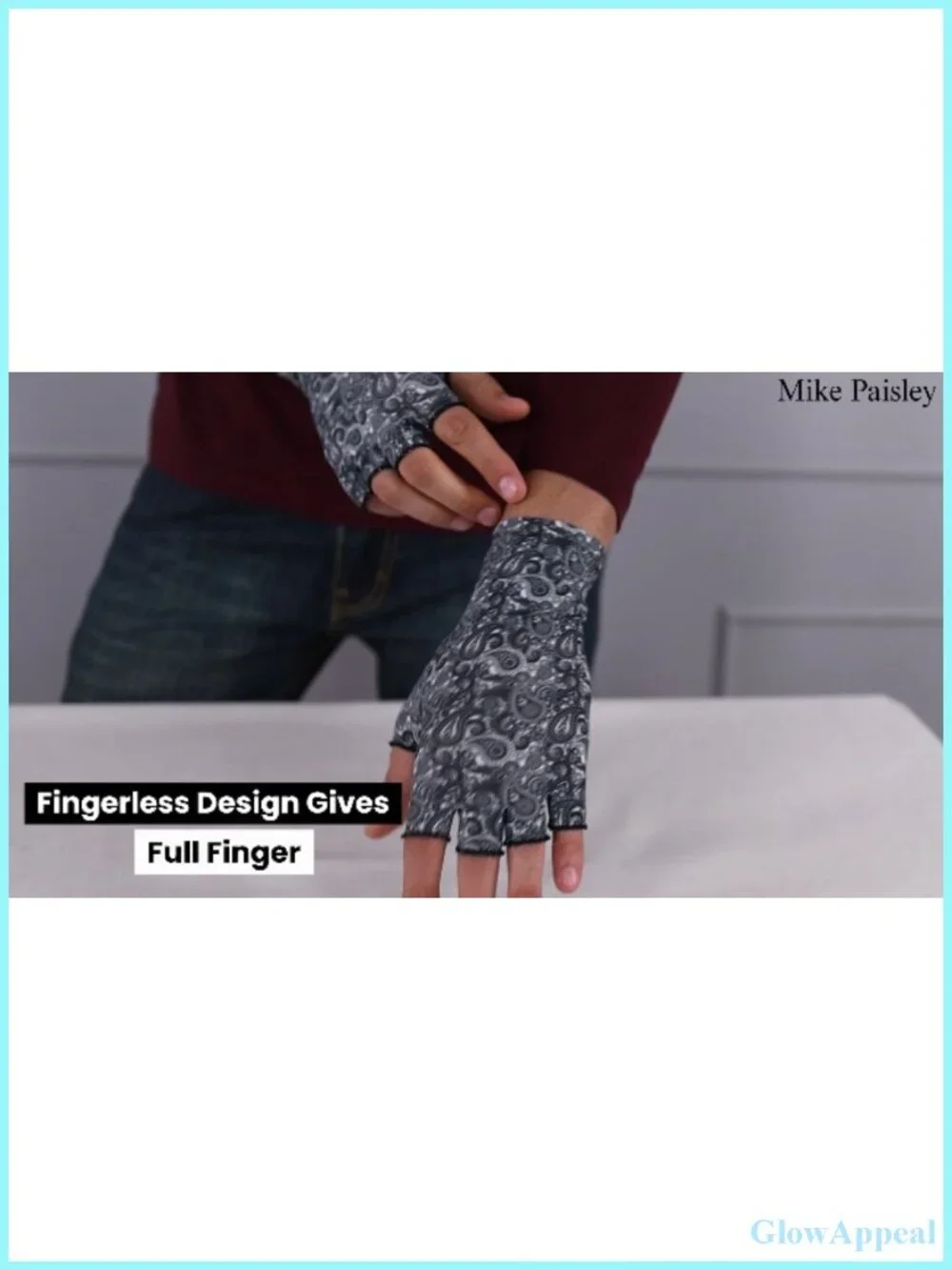 Fingerless Compression Gloves - UV Sun Protection, Driving, Typing